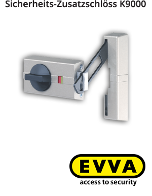 Zusatzschlösser EVVA K9000