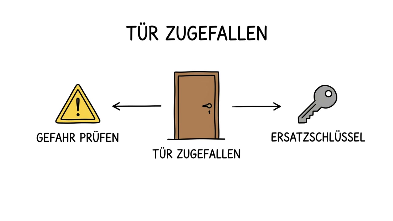 Vorschau: Tür zugefallen: Was jetzt?